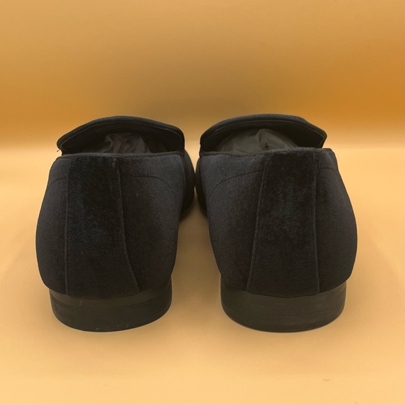 Men’s Steve Madden black velvet slip on loafers size 12 - Picture 3 of 6